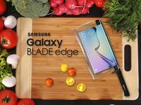 "سامسونج": أعلنت عن إطلاق السكّين Galaxy BLADE edge الذكية. وهي سكّين تحتوي على هاتف ذكيّ يضمّ كافة مميّزات هاتف "جالكسي أس 6"، ونصل حاد قادر على قطع أيّ شيء، وحساسات لتحليل قوة قبضة مستخدمها لضبط قدرات السكّين.