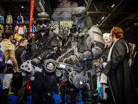 Cosplayers dressed as characters from the movie/video game 'Resident Evil' and the video game 'Army of Two' (Shutterstock/File Photo) 
