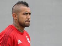 لاعب الوسط التشيلي آرتورو فيدال (بايرن ميونخ)