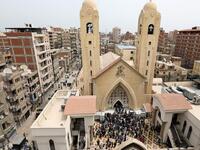 طنطا 9/4: قتل 30 شخصًا وأصيب 100 آخرين، بانفجار داخل كنيسة مار جرجس في مدينة طنطا المصرية، خلال احتفالات المسيحيين بـ "أحد السعف"، وقد تبناهما تنظيم "داعش" الارهابي.
