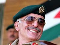 ولد في عمّان في 14 نوفمبر 1935، وكان الابن البكر للأمير طلال بن عبد الله والأميرة زين الشرف بنت جميل.