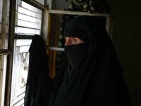 Dbeis says she was two months pregnant when she was detained in August 2014 in the Eastern Ghouta suburbs of Damascus, accused of working with rebels; an allegation she denies. Aaref WATAD / AFP