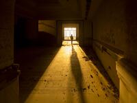 A picture taken on June 29, 2019 shows a partial view of a former palace of deposed Iraqi dictator Saddam Hussein at the ancient archaeological site of Babylon, south of the capital Baghdad.  Hussein FALEH / AFP