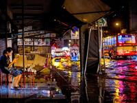 Heavy Rain Floods Streets of Thailand