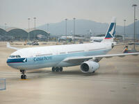 7. Cathay Pacific Airways: The Hong Kong-based Cathay Pacific Group offers scheduled passenger and cargo services to over 200 destinations in Asia, North America, Australia, Europe and Africa, using a fleet of close to 200 aircraft. Cathay Pacific is a founder member of the oneworld global alliance and Cathay Dragon is an affiliate member.