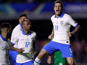 كوتينيو يقود البرازيل للفوز