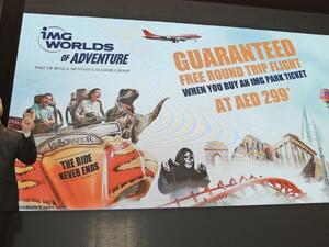 Lennard Francois Otto presents the UAE's 'biggest summer promo' of the year at the launch event in Dubai on Sunday.