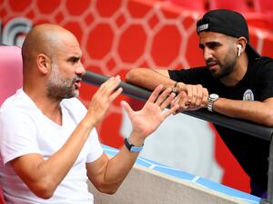 محرز وغوارديولا