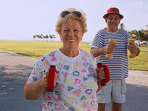 Death rates fell sharply as total activity increased, a new study found. (Photo: HealthDay)