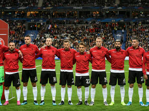 Kick-off was delayed after the national anthem of Andorra was played instead of Albania ahead of the Euro 2020 qualifier