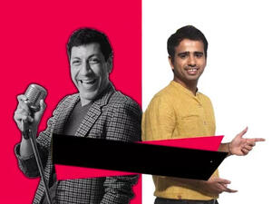 Indian comics Rajneesh and Gaurav Kapoor 