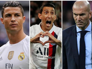 زيدان (يمين) في وضع لا يحسد عليه