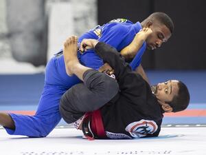 Participants compete during the Fujairah International Pro Jiu-Jitsu Championship. - Supplied photo
