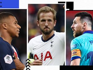 ميسي وكاين ومبابي