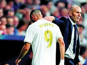 زيدان وبنزيمة