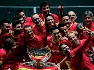 إسبانيا تتوج بكأس ديفيس