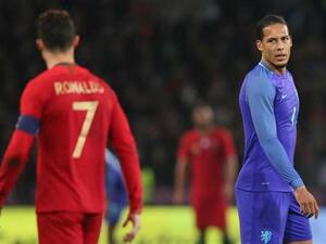 صورة أرشيفية لفان دايك ورونالدو