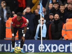 فريد خلال المباراة