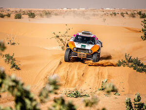 Yasir Seaidan in action at the recent Riyadh Rally. (Photo/Supplied)
