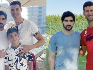  The two sports giants are in Dubai for the New Year celebrations. (Instagram)