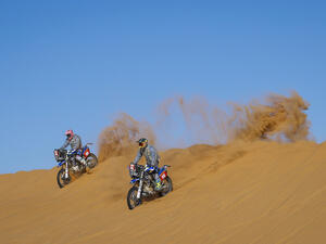 Stage 6 of the Dakar Rally ran from Ha'il to the Saudi Arabian capital of Riyadh on Friday. (Supplied)