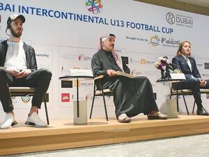 RIGHT BALANCE: Michel Salgado (right) said that strengthening the Emirati base should be the key objective. - Photo: Shihab