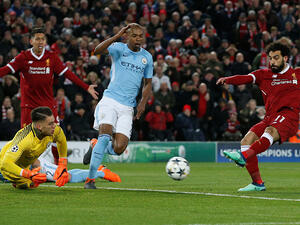 صورة أرشفية لمواجهة سابقة بين ليفربول ومانشستر سيتي