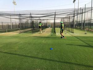 The net sessions have been planned to ensure social distancing of two metres. (Supplied photos)