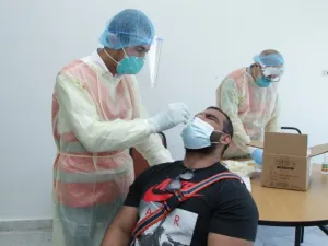 Kuwaiti athletes screened for resuming training