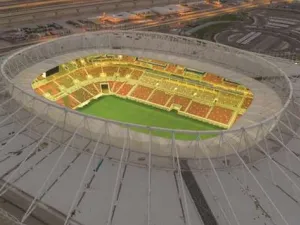 Al Rayyan Stadium and the surrounding project uses 90% of the materials from the old venue. (Photo: Gulf Times)