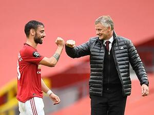 سولشاير ونجم الفريق برونو فيرنانديش