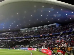 The Zayed Cricket Stadium in Abu Dhabi hosted seven matches of the IPL in 2014. - KT file
