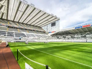Inside the Sports Direct Arena (St. James Park Stadium), the home of Newcastle United FC. (Photo: Shutterstock)
