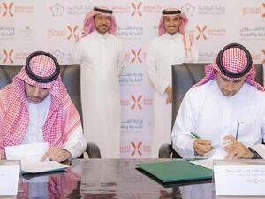SFA signing the agreement (Photo: Trade Arabia)