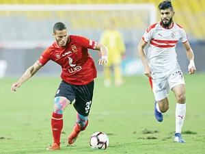 Egyptian international Ramadan Sobhi, left, looks set for a homecoming after a Pyramids official said negotiations with Huddersfield have been going well. (Supplied)
