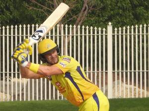 Shane Watson is 13th on the all-time list of run-getters in the IPL with 3,575 runs from 134 matches. (Photo: CSK Twitter)