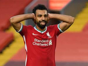 محمد صلاح يحتفل على طريقة مؤمن زكريا بعد تسجيل هاتريك في شباك ليدز 