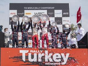 Final day of Rally Turkey completed in Marmaris stage with participation of 130 drivers from 19 countries (Photo: AA)