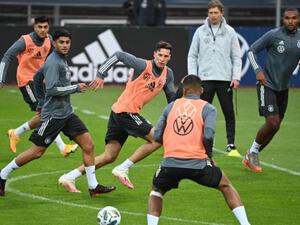 جانب من تدريبات منتخب ألمانيا