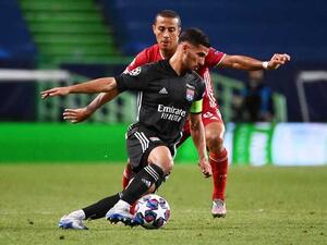 من مباراة بايرن ميونيخ وليون في نصف نهائي دوري أبطال أوروبا