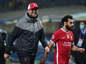 صلاح ويورغن كلوب مدرب ليفربول