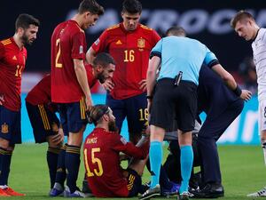 راموس يتعرض للإصابة راموس يتعرض للإصابة