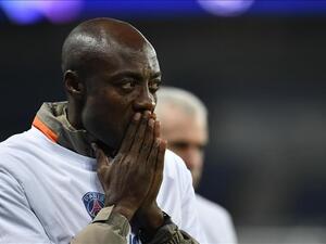 French club’s chairman gives PSG jersey to Pierre Webo, the target of alleged racist abuse (Photo: AA)