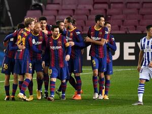 فوز مهم لبرشلونة على سوسييداد المرحلة الماضية فوز مهم لبرشلونة على سوسييداد المرحلة الماضية