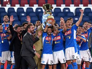 Napoli won the Italian cup for the sixth time in its history (Photo: KUNA)
