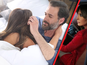 Elissa in Bed with Man during Krahni Video shoot 