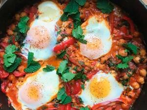 فطور العيد بيض بالشطة