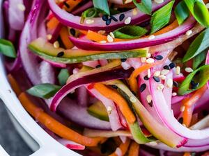 مخلل الخضروات السريع