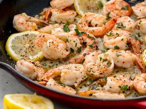 الروبيان بالتوابل الإيطالية