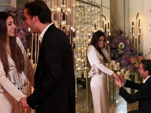 Former Miss Lebanon and actress Valerie Abu Chakra agreed to tie the knot with Lebanese businessman Ziad Ammar.